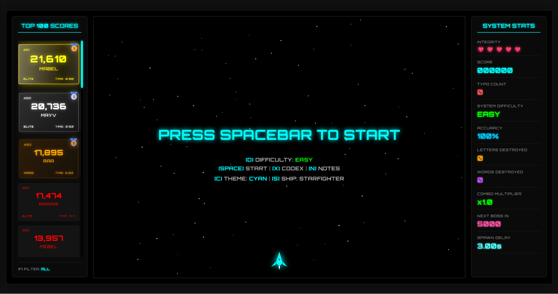 Typing Game (typing_game_rai) preview